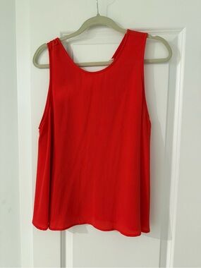 Elodie Red Sleeveless Camisole Top